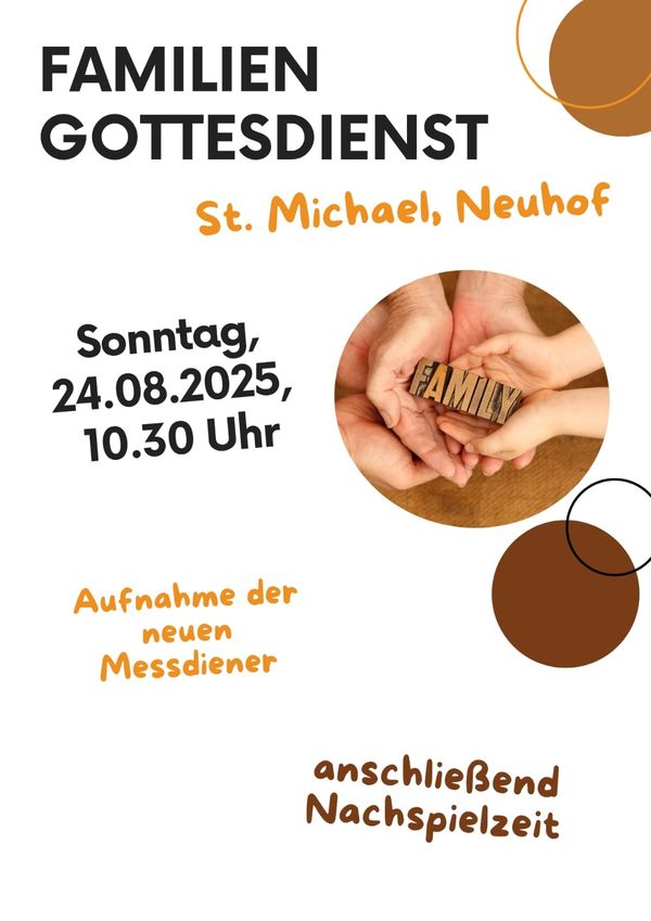 Familiengottesdienst Neuhof 24.08.25